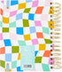 C.R. Gibson Signature Checkerboard Twin Wire Journal, 8.5" x 8.5", 480 Pages, Blank, Dot Grid, Lined