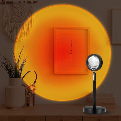 Spacenight Sunset Dimmable, Sunset Lamp Projector Multi-Color Multi-Mode, Timing, Music Rhythm, Background Wonderful