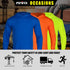 3 Pack FONIRRA Safety High Visibility Long Sleeve T Shirt for Men Construction Work Shirts with Hood