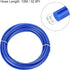 uxcell Pneumatic 8mm OD Polyurethane PU Air Hose Tubing Kit 10 Meters Blue with 10 Pcs Push to Connect Fittings