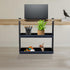 Kathring 2 22 lbs Clamp on Desk Shelf, Tier Desk Extender Side Table with Adjustable Metal Storage Tray Capacity
