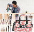 Mularoka Backpack 14.8 Inch Milk Cow Tattoo Tool Bag Multi Pockets Wide Mouth Tool Pouch For Men Women Waterproof Soft