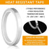 YGAOHF Clear Heat Tape for Sublimation, 6 Rolls Transparent High Temperature Heat Transfer Tape, 10 mm x 33 m (108 ft)