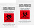 GPI - 8" X 10" 100 Pack, Biohazard Specimen Zip Bags, 2 Mil Thick for Laboratory or Health Care Facility Samples