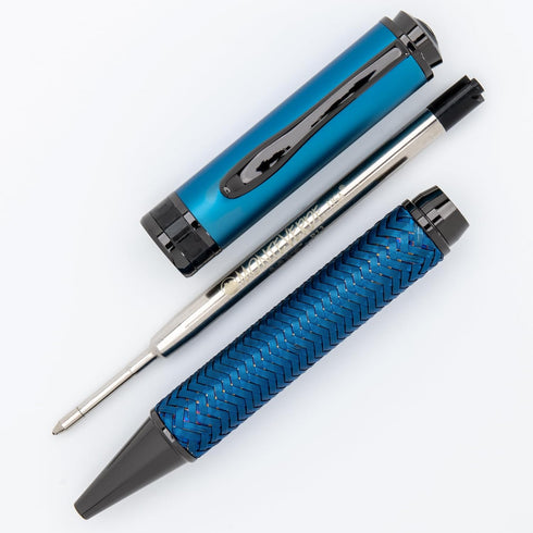 Monteverde USA Innova Formula M Blue Ballpoint Pen | Elegant Writing Instrument with Parker-Style Refill