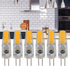 Mokernali 6 G4 Bulbs, 2W 110V G4 Bulbs, 180LM Bulb 3000K Pcs Light Bi-Pin LED Wall Lamp Chandelier Replacement Halogen