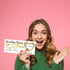 GREOXG 2 Set Day-A17 Golden Scratch Surprise Boarding Pass, Surprise Reveal Card Guess What Card, Surprise Scratch off