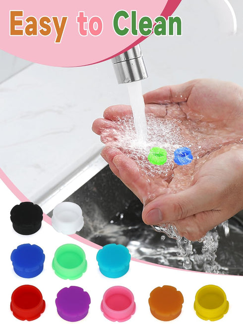 10PCS 3ml 1ml 2ml 3ml 4ml 10 Glass Vial Caps, Peptide Caps for Glass Vials Peptide Storage Protective Vial Covers
