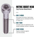 Fastener Assortment Kit, Metric Stainless Steel Socket Head Cap Screw Set, 91 Piece Variety