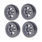 ALLPARTZ 4PCS 65mm TT Motor Wheels Smart Car Chassis Robot Remote Control Car