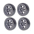 ALLPARTZ 4PCS 65mm TT Motor Wheels Smart Car Chassis Robot Remote Control Car