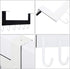 WEBI Over The Door Hook - Towel Rack and Coat Hanger for Bathroom, 2 Packs, White