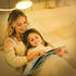 SUNLONG Clip on Light, 3 Color Portable Desk Lamp, Wall-Mounted Mini Clip Lamp, Battery Operated Reading Light for Dorm