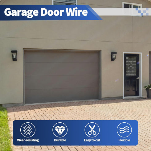 OXDFK 50 22 2-Conductor FT AWG Universal Garage Door Wire, Garage Door Sensor Wire, Garage-Doors Opener Wires