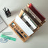 Bamboo Wood Desk Organizer: 3-Tier Non-Slip File Holder, Mail Organizer, Effortless Assembly, Perfect for Desk System