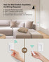 200FT 15A/1875W Remote Control Outlet, Decorator Rocker Wall Switch, Long Range Wireless Light Switch, Mini Remote