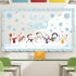 Winter Bulletin Board Decoration Set, Holiday Paper Cutouts for Christmas Classroom Decorations
