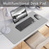 Bloss Large Desk Pad, Non-Slip Desk Mat, Waterproof Desk Blotter, Easy to Clean - Light Grey (31.5 x 15.7 Inches)