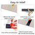 Self Adhesive Floor Transition Strip - Flat Vinyl Floor Edge Trim, Laminate Floor Gap Covering Joining Strip