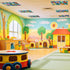 6 60 4 2 Wiooffen Pcs Fluorescent Light Covers with Magnets Decorative for Classroom Ceiling Light x Feet Magnetic