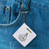 Azeeda (KM00044595) 'Sail Boat Toy' Keyring Tape Measure/Spirit Level Tool