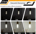 16W Dimmable ST64 LED Bulbs, 5000K Daylight White, E26 Base, Clear Glass, 1920 Lumen, Pack of 4