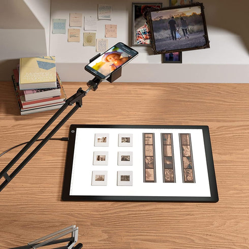 Ultra-Thin A4 Slide Viewer Light Box, USB Powered Scanner for Photo Slide and Film Negative Scanning, Artist Sketching