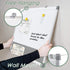 Magnetic White Board and Bulletin Cork Board Combination, 24 x 18 Inch Dry Erase Board Bulletin Combo Board for Home,