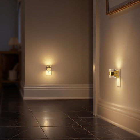 2 Pack, Dimmable 3000K/4000K/5000K 3 3CCT Briignite Night Light Night Lights Plug Into Wall with Bubble Design
