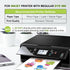 Vinyl Sticker Paper by A-SUB, 25 Sheets for Inkjet Printer, Glossy Waterproof 8.5x11 Inch for DIY Decals