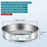 304 Stainless Steel Mesh Lab Sieve, 500 Mesh (0.03mm) Aperture, 7.9Inch Diameter for Industrial Laboratory Use