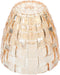 Housoutil Aromatherapy Table Lamp Shade Glass Candle Cover 3.54X3.54X3.34In Multi-Functional Candle Holder