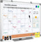 MAKELLO Dry Erase Calendar for Wall, Whiteboard Calendar with Cork Board for Office, Home, School, Family, Kitchen,