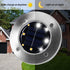 4.6 inch 4 Pack INCX Solar Lights for Outside, Solar Light Outdoor Waterproof, Garden Lights Landscape Lighting