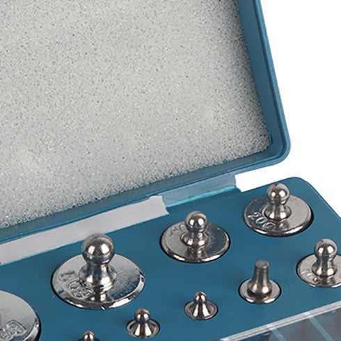 17 Pcs Calibration Weights Set | 10mg-100g Grams Weights Calibration | Stainless Steel Weight Kit for Digital Scale