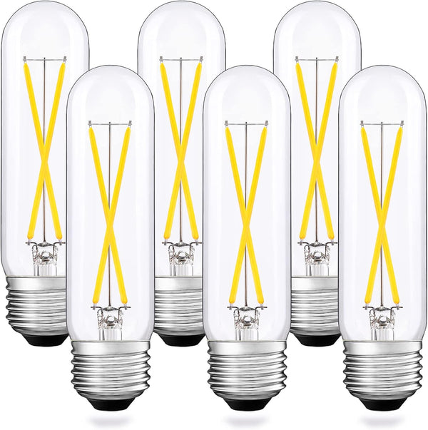 Dimmable T10 LED Bulb Daylight White 5000K, 2W LED Tubular Bulbs 25