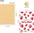 Strawberry Thank You Card for Women Man, Thank You Berry Much, with Envelope Sticker