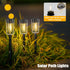 8 Pack Solar Pathway Lights, Waterproof Solar Garden Stake Lights for Outside Yard Landscape Decor