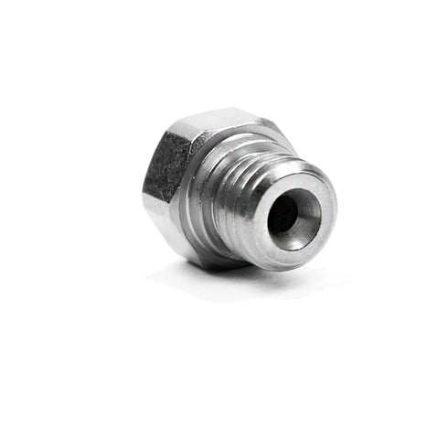 Microswiss Plated A2 Hardened Tool Steel Nozzle for MK10 All Metal Hotend Kit ONLY, (.4mm)