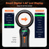 MUMUQ FDX-B(ISO11784/85) 500 1.44 Inch Pet Microchip Scanner, EMID Animal Micro Chip Reader Records Data Storage