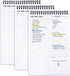 To Do List Notepad 3 Pack, 6.5 x 9.8" 60 Sheets Spiral Daily Planner Notebook for Work, Note and Todo Organization