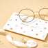 WarmPress Creative 100 Pack 4x6 300GSM Set Thank You Cards with Envelopes Bulk - Gold Foil Floral Blank Notes