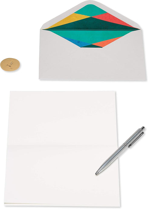 Papyrus Many Thanks Blank Thank You Card - Elegant Design