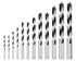 Brad Point Wood Drill Bit Set, 12Pcs with Double Flutes Design for Carpenter Woodworking and All Types of Wood (1/8" -
