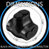Insulated Wire Connectors Multi Splice Connector Dual Entry Electrical Power Connector Black Cable Connectors (5 Pcs)