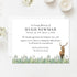 5.5x4.25 In Loving Memory Personalized Funeral Thank You Cards, Greenery and Floral Sympathy Acknowledgement Flat
