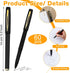 Outus 60 Pcs Black Gel Ink Pens Rollerball Pens Bulk Black Pen Bulk Ultra Fine Point Roller Ball Pens Gel Pens for Office, School, Writing, Taking Notes, Sketching