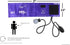 EMI Purple Deluxe Professional Aneroid Sphygmomanometer Manual Blood Pressure Monitor Set