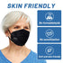KN95 100 Pack 5-Layer 5 Face Masks Black Adults - Disposable Masks Comfortable Safety Face Masks & Adjustable Masks