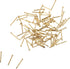 GLEAVI Small Nails 100 Pcs Copper Nails, Decorative Tiny Screws for Furniture Finge Gold Decor